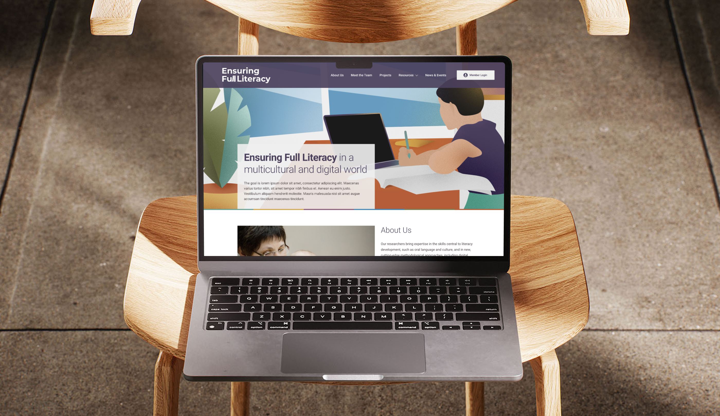 UBC - Ensuring Full Literacy website cover image